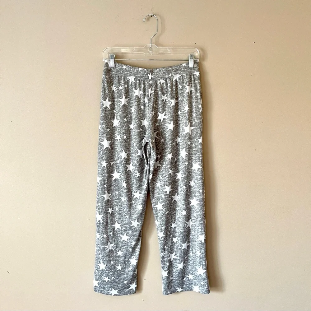 PJ COUTURE | Gray Star Print Pajama Lounge Pants Sz S - Picture 3 of 5